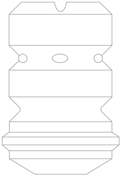 Elastomer Bump Stops drawing